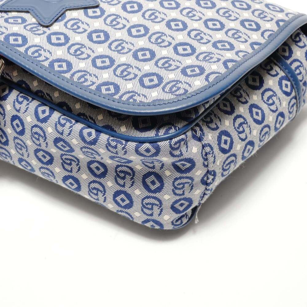 GUCCI Blue Messenger Shoulder Bag - Picture 6 of 13